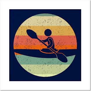 Cool Kayaking Sunset Posters and Art